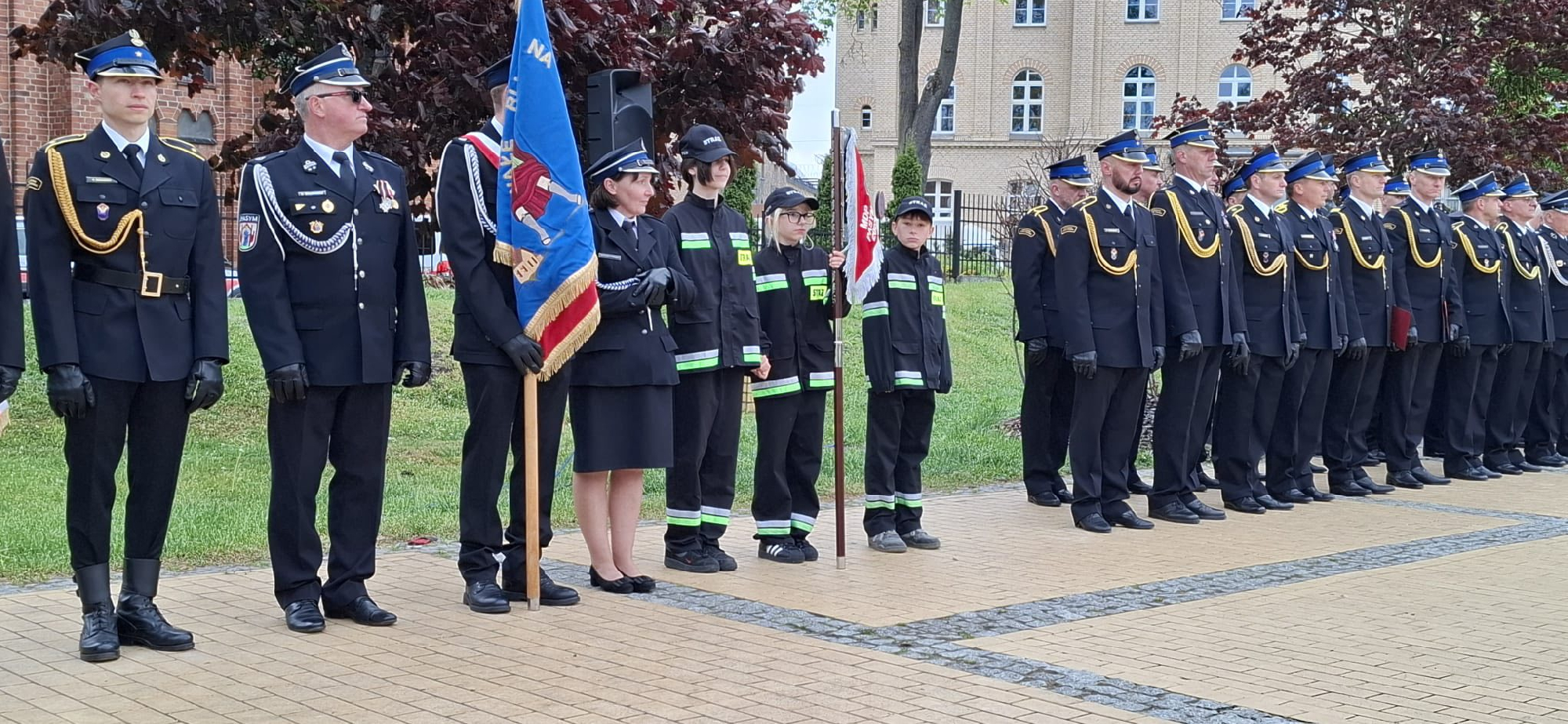 Strażacy podczas obchodów Dnia Strażaka w Szczytnie